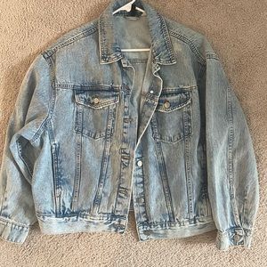Boyfriend style denim jacket